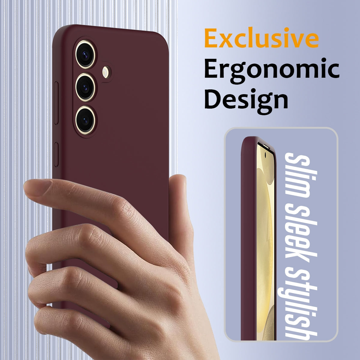 Samsung Galaxy S24+ 5G Shockproof Silicone MagSafe Phone Case with Microfibre Lining Magnetic Cover