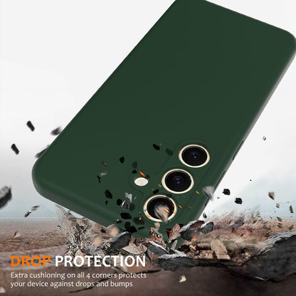 Samsung Galaxy S24+ 5G Shockproof Silicone MagSafe Phone Case with Microfibre Lining Magnetic Cover