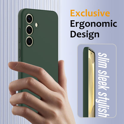 Samsung Galaxy S24 5G Shockproof Silicone MagSafe Phone Case with Microfibre Lining Magnetic Cover