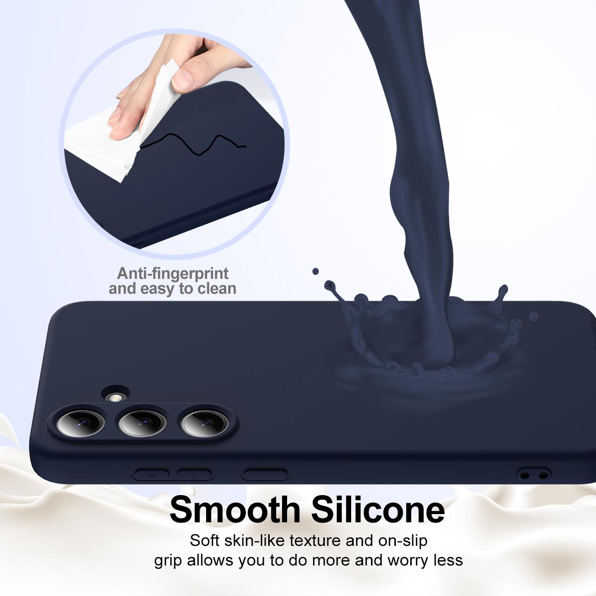 Samsung Galaxy S25+ 5G Shockproof Silicone MagSafe Phone Case with Microfibre Lining Magnetic Cover