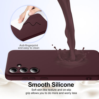 Samsung Galaxy S25+ 5G Shockproof Silicone MagSafe Phone Case with Microfibre Lining Magnetic Cover