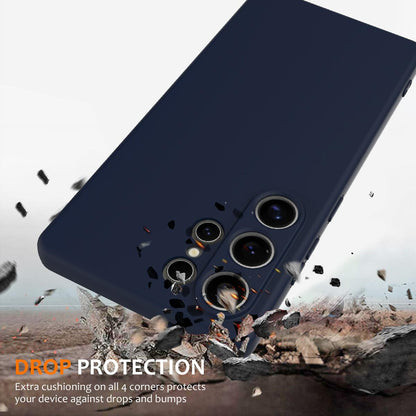 Samsung Galaxy S25 Ultra 5G Shockproof Silicone MagSafe Phone Case with Microfibre Lining Magnetic Cover