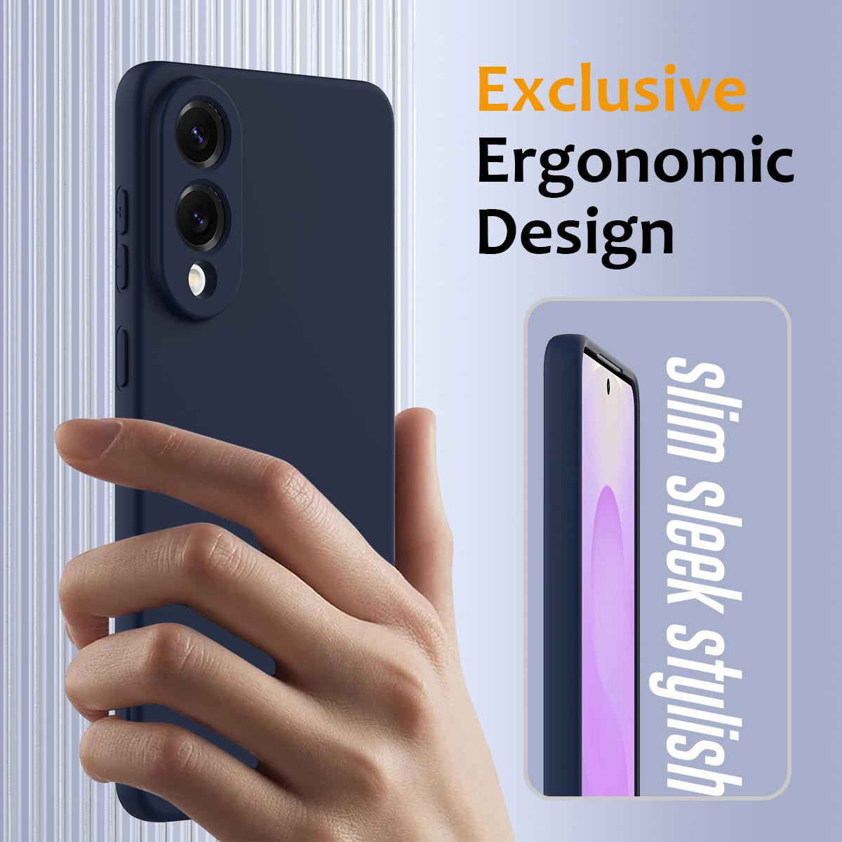 Samsung Galaxy S25 Edge 5G Shockproof Silicone MagSafe Phone Case with Microfibre Lining Magnetic Cover