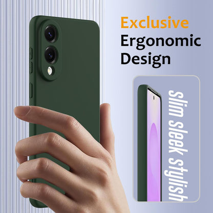Samsung Galaxy S25 Edge 5G Shockproof Silicone MagSafe Phone Case with Microfibre Lining Magnetic Cover