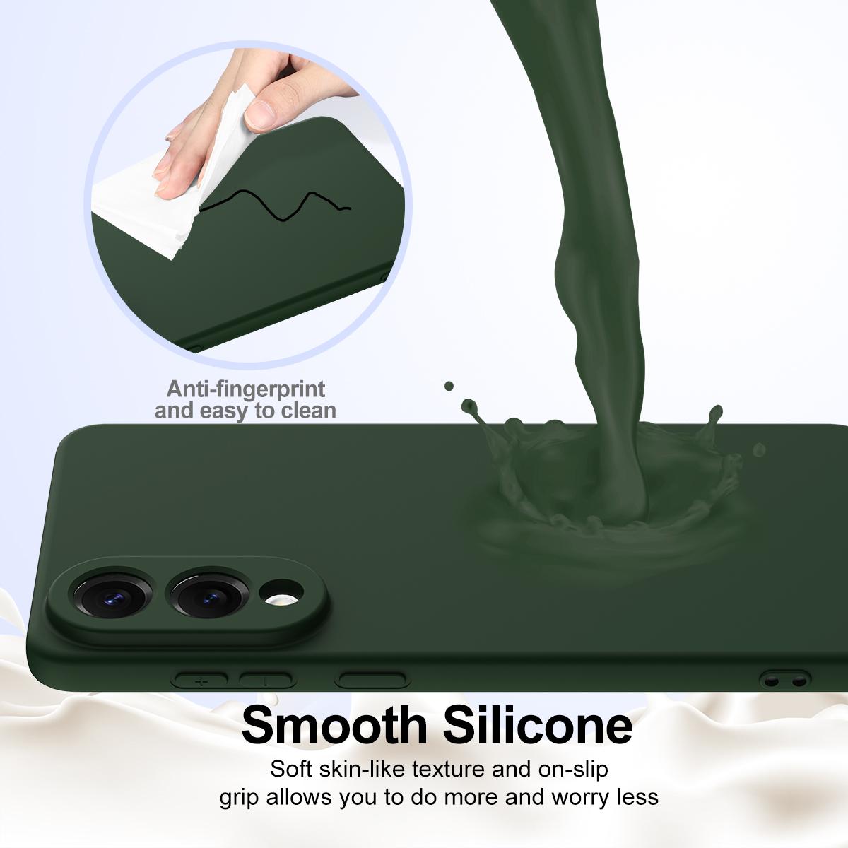 Samsung Galaxy S25 Edge 5G Shockproof Silicone MagSafe Phone Case with Microfibre Lining Magnetic Cover