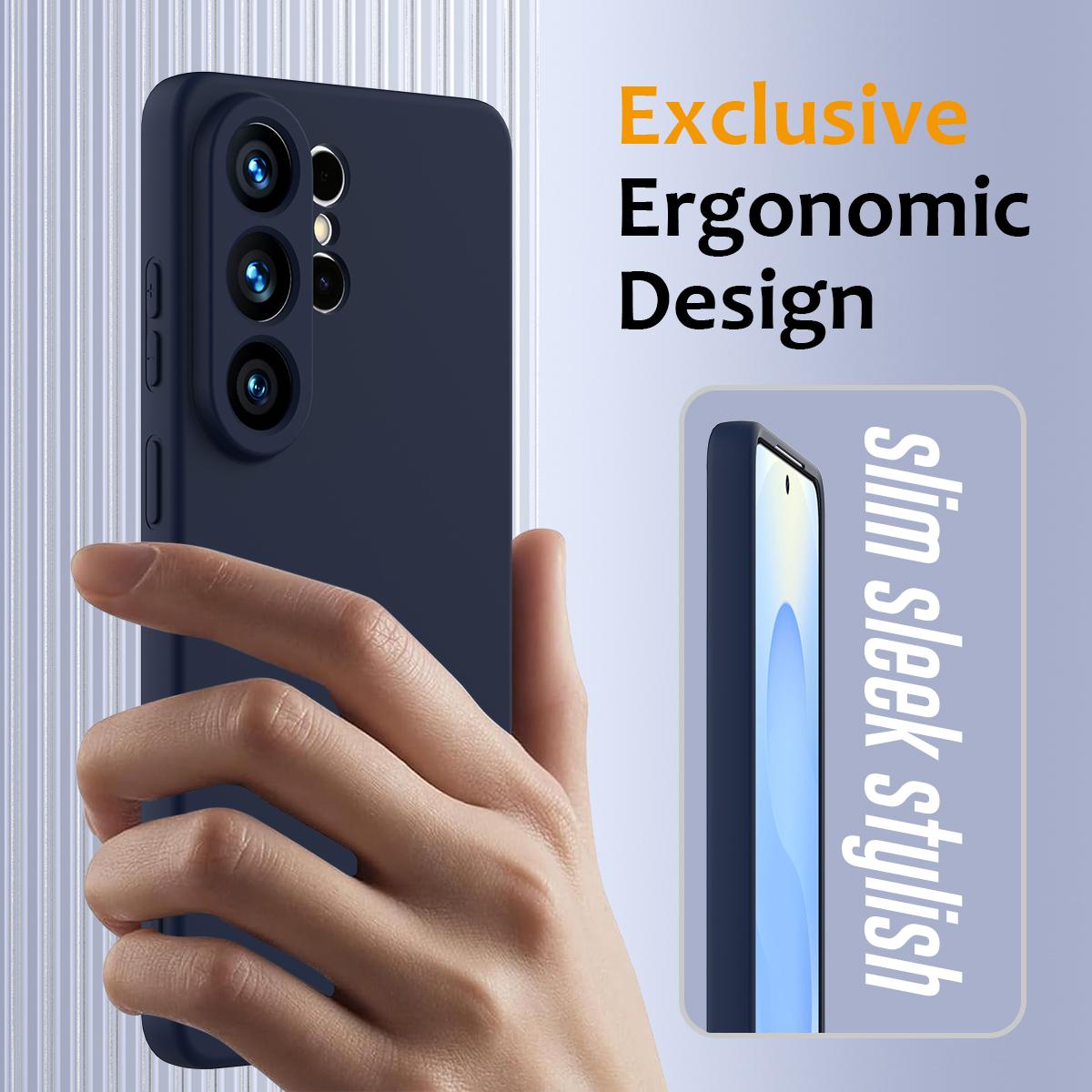 Samsung Galaxy S26 Ultra 5G Shockproof Silicone MagSafe Phone Case with Microfibre Lining Magnetic Cover
