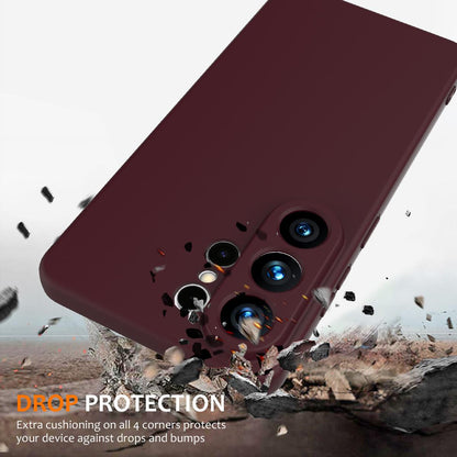 Samsung Galaxy S26 Ultra 5G Shockproof Silicone MagSafe Phone Case with Microfibre Lining Magnetic Cover