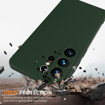 Samsung Galaxy S26 Ultra 5G Shockproof Silicone MagSafe Phone Case with Microfibre Lining Magnetic Cover