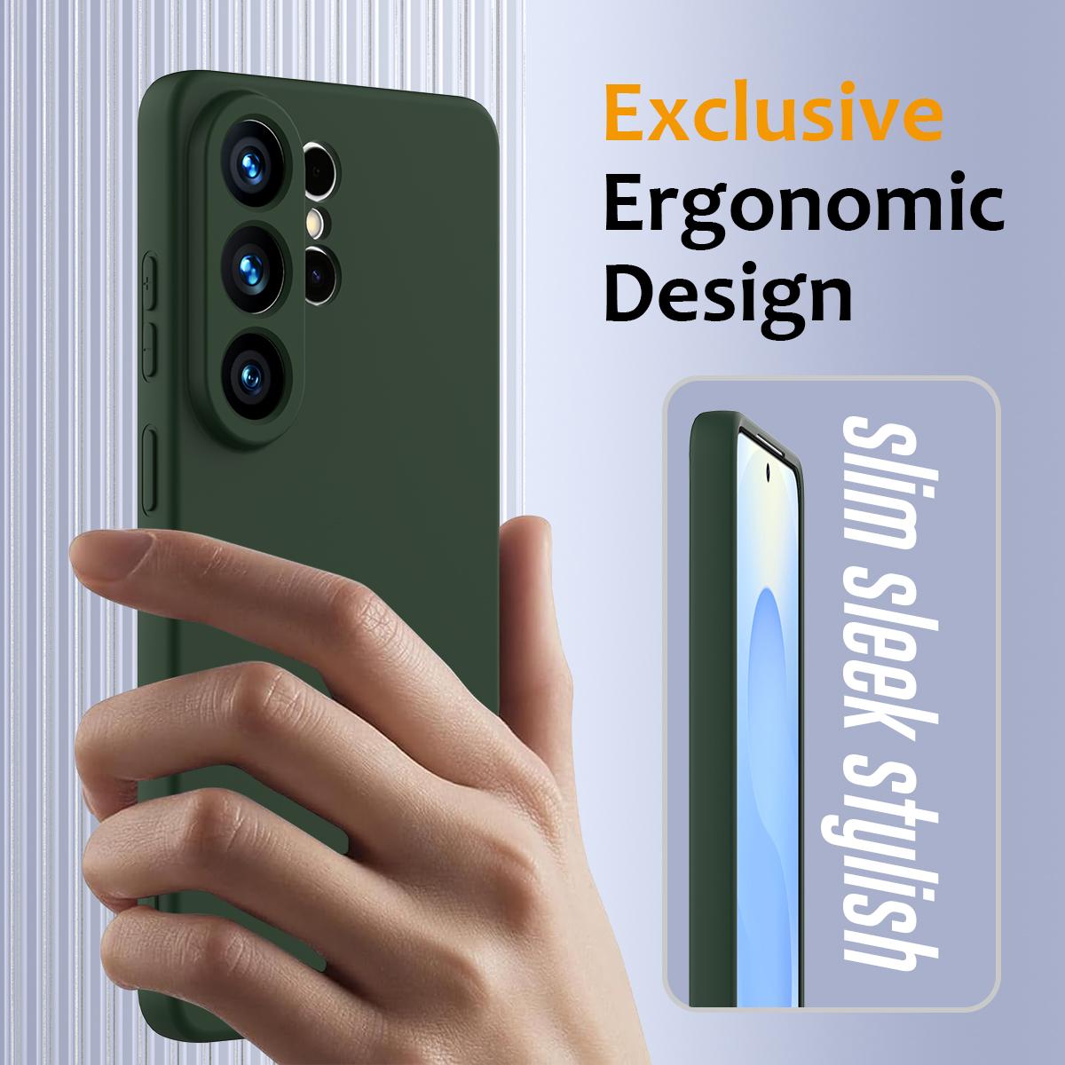 Samsung Galaxy S26 Ultra 5G Shockproof Silicone MagSafe Phone Case with Microfibre Lining Magnetic Cover