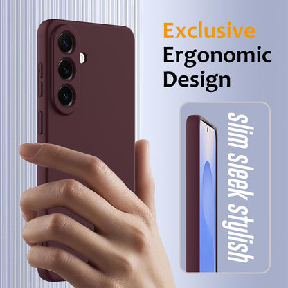Samsung Galaxy S26+ 5G Shockproof Silicone MagSafe Phone Case with Microfibre Lining Magnetic Cover