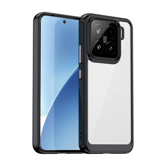 Xiaomi 15 Acrylic Hybrid TPU Protective Phone Case, Colourful Series Shockproof Cover