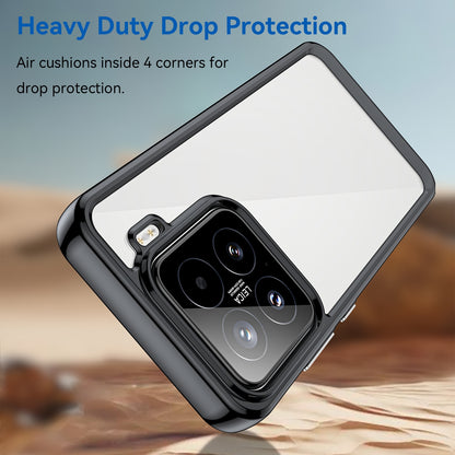 Xiaomi 15 Acrylic Hybrid TPU Protective Phone Case, Colourful Series Shockproof Cover