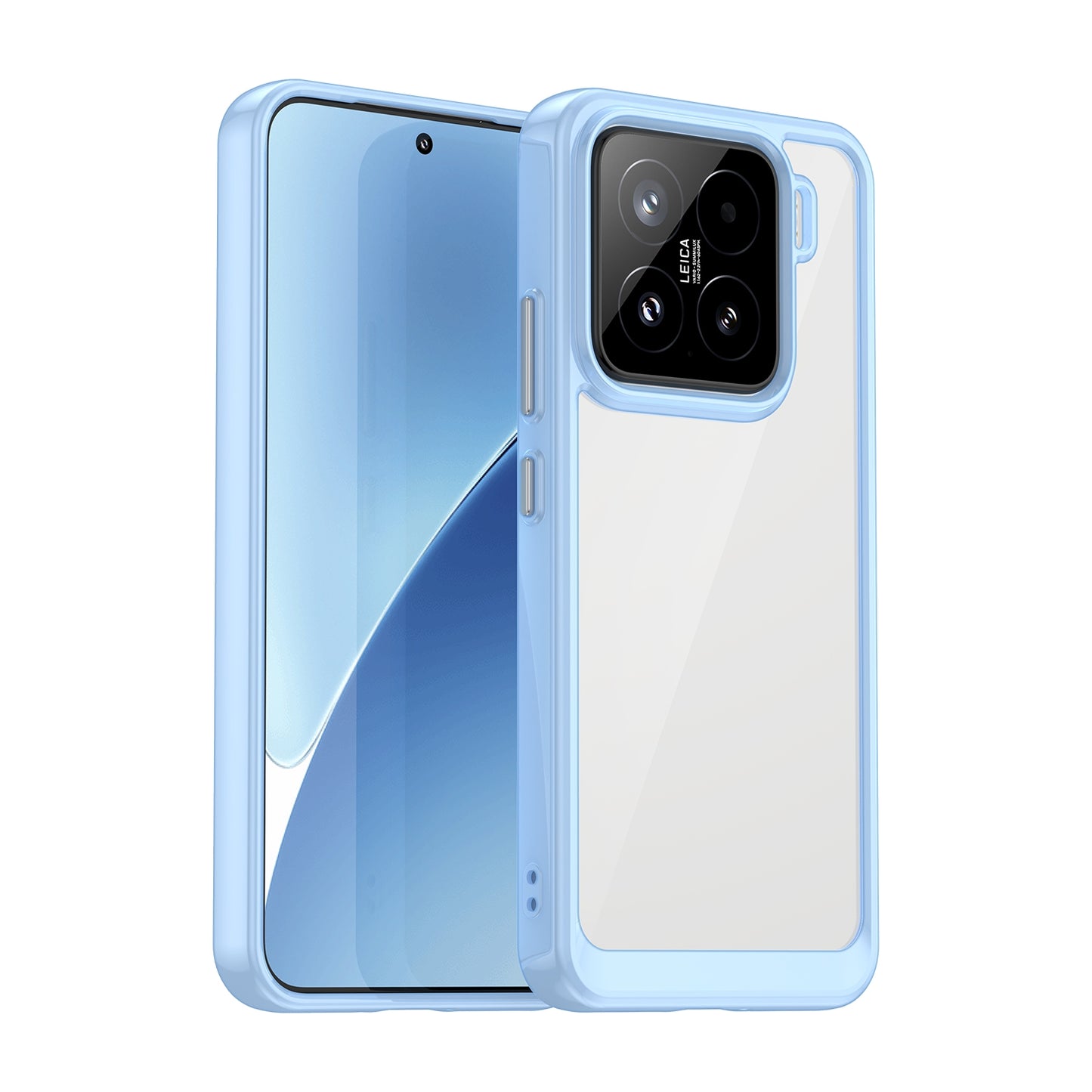 Xiaomi 15 Acrylic Hybrid TPU Protective Phone Case, Colourful Series Shockproof Cover