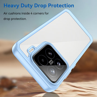 Xiaomi 15 Acrylic Hybrid TPU Protective Phone Case, Colourful Series Shockproof Cover