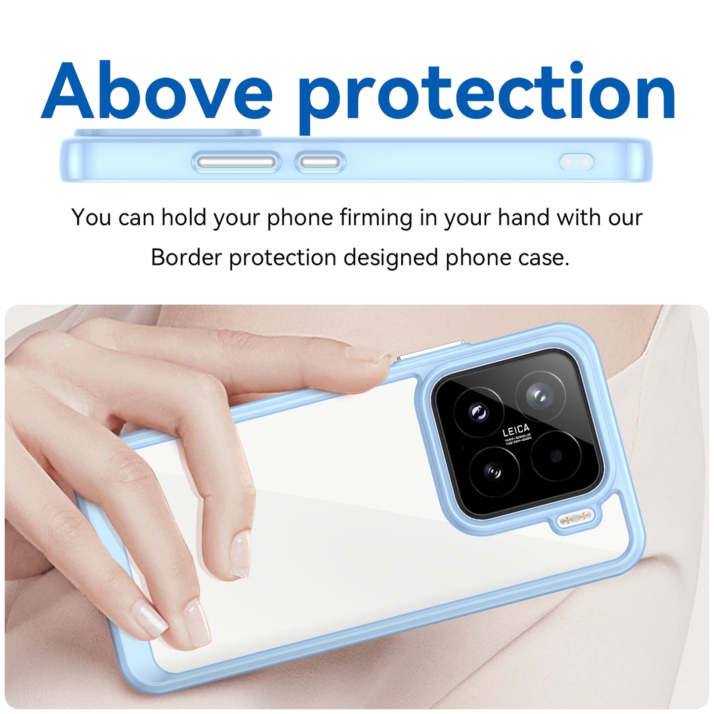 Xiaomi 15 Acrylic Hybrid TPU Protective Phone Case, Colourful Series Shockproof Cover