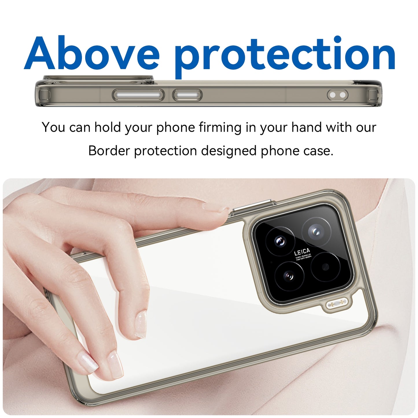 Xiaomi 15 Acrylic Hybrid TPU Protective Phone Case, Colourful Series Shockproof Cover