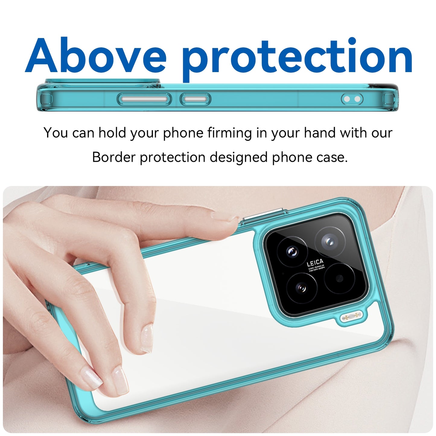 Xiaomi 15 Acrylic Hybrid TPU Protective Phone Case, Colourful Series Shockproof Cover