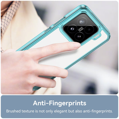 Xiaomi 15 Acrylic Hybrid TPU Protective Phone Case, Colourful Series Shockproof Cover