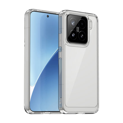 Xiaomi 15 Acrylic Hybrid TPU Protective Phone Case, Colourful Series Shockproof Cover