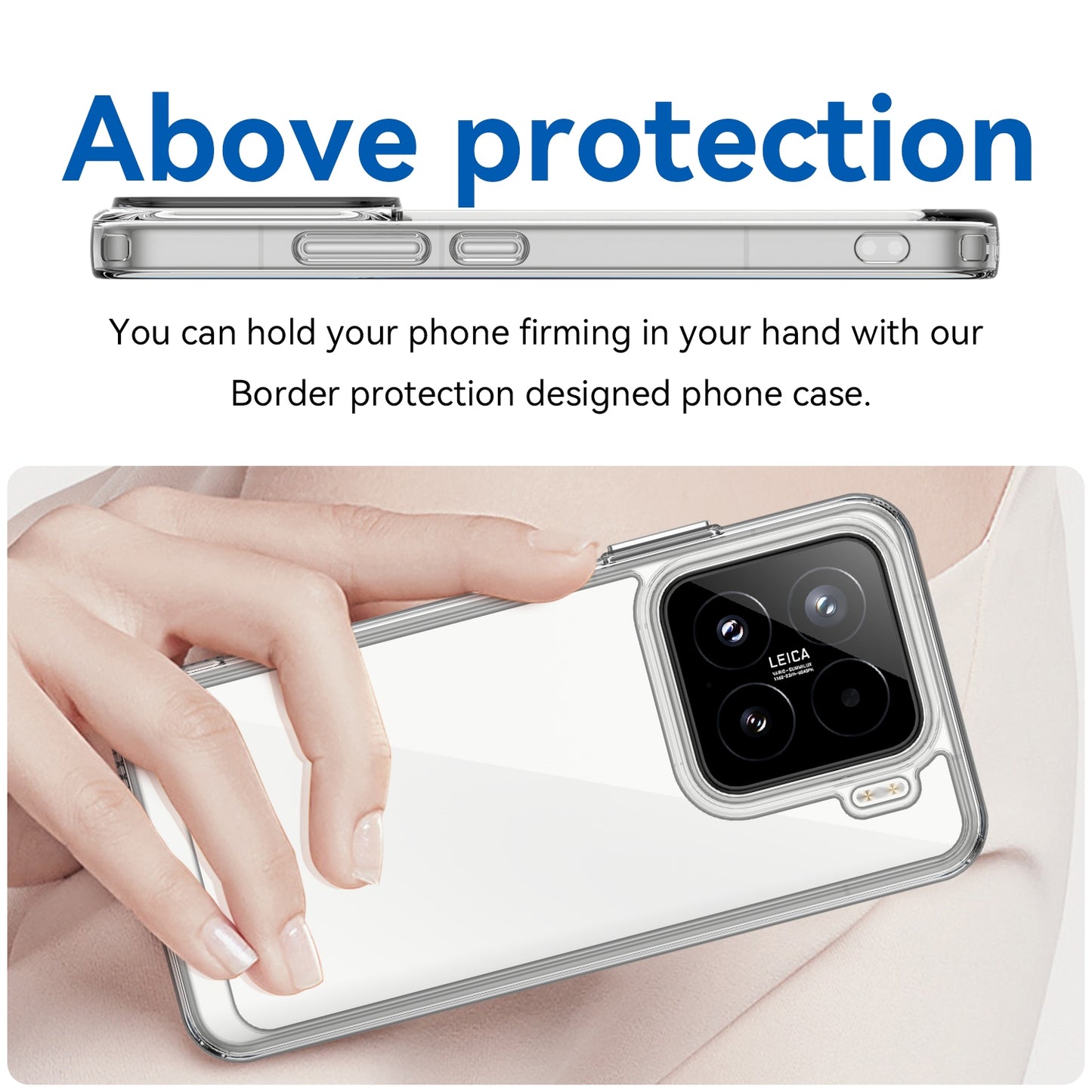 Xiaomi 15 Acrylic Hybrid TPU Protective Phone Case, Colourful Series Shockproof Cover