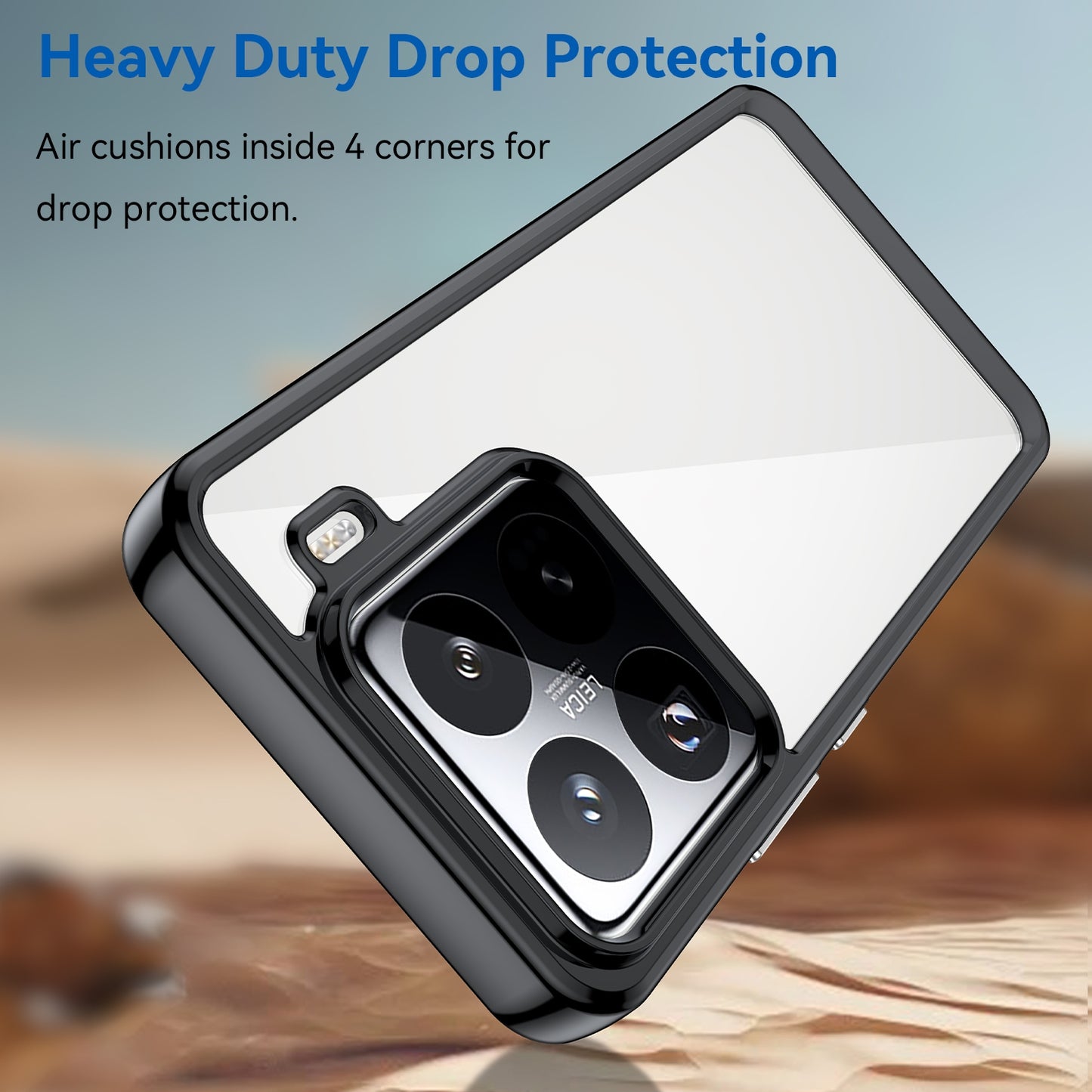 Xiaomi 15 Pro Acrylic Hybrid TPU Protective Phone Case, Colourful Series Shockproof Cover