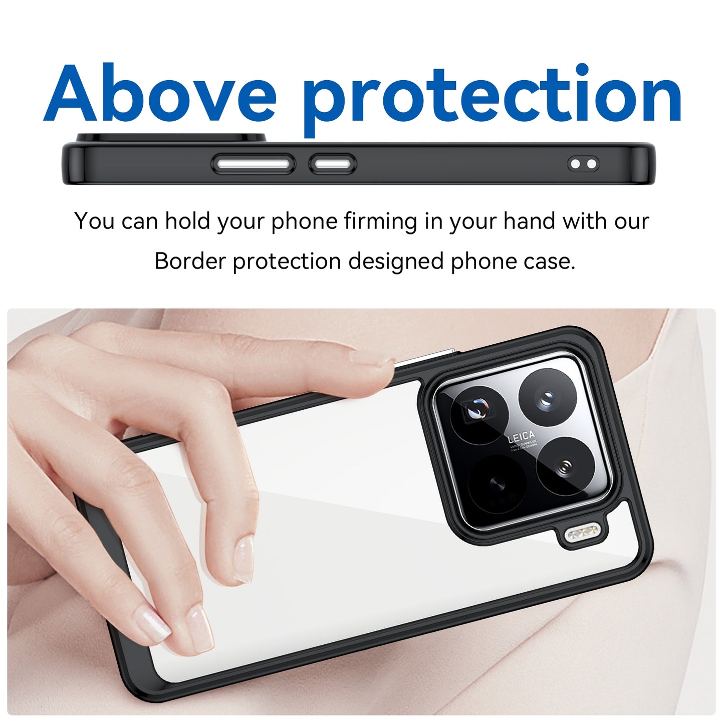 Xiaomi 15 Pro Acrylic Hybrid TPU Protective Phone Case, Colourful Series Shockproof Cover