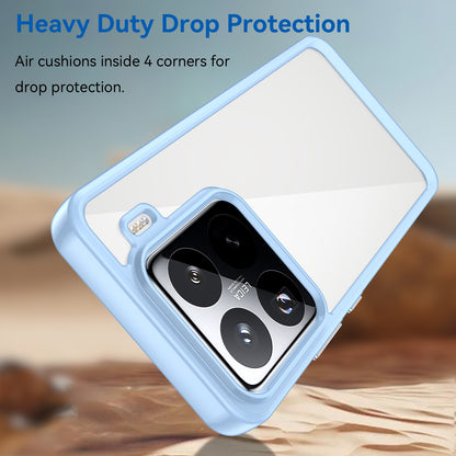 Xiaomi 15 Pro Acrylic Hybrid TPU Protective Phone Case, Colourful Series Shockproof Cover