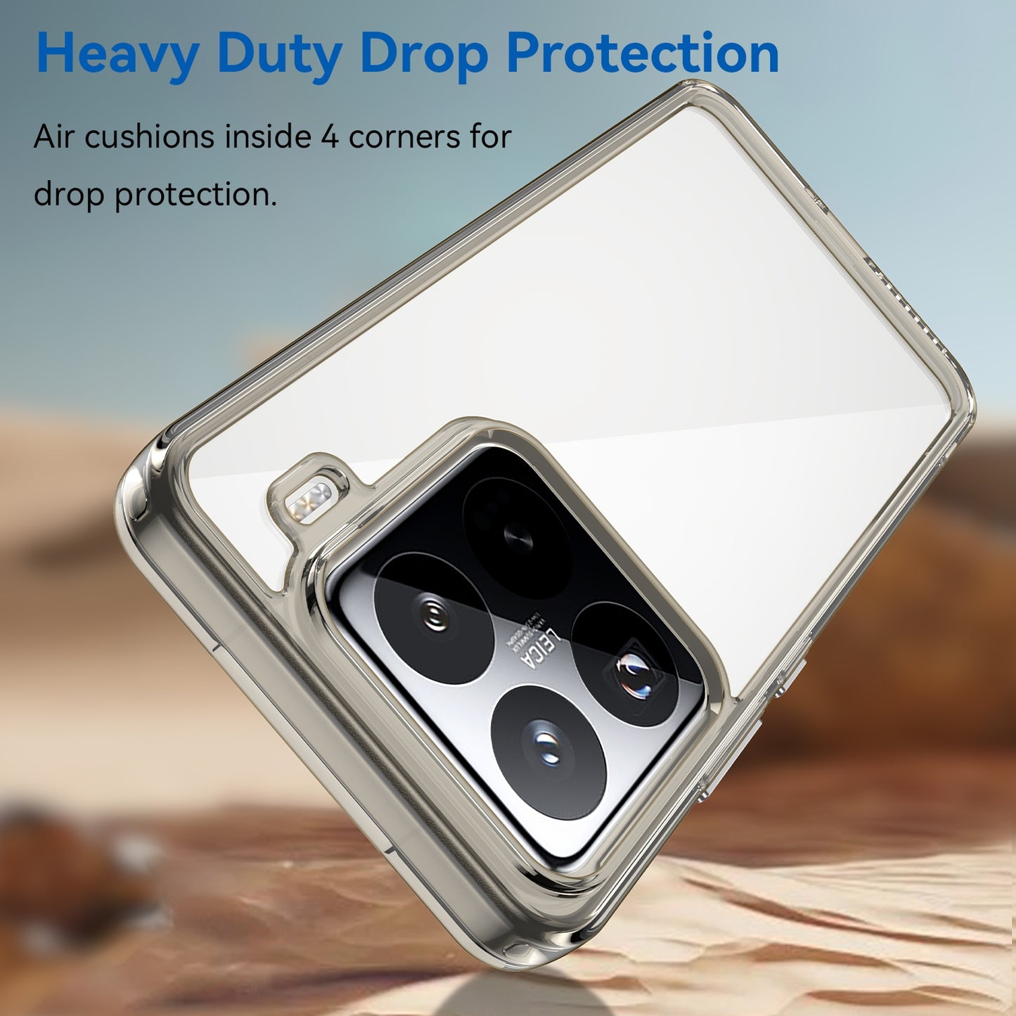 Xiaomi 15 Pro Acrylic Hybrid TPU Protective Phone Case, Colourful Series Shockproof Cover
