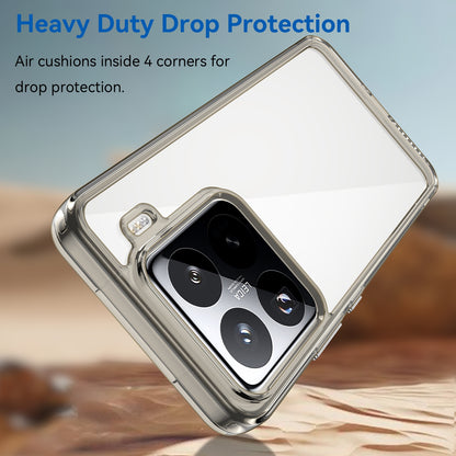 Xiaomi 15 Pro Acrylic Hybrid TPU Protective Phone Case, Colourful Series Shockproof Cover