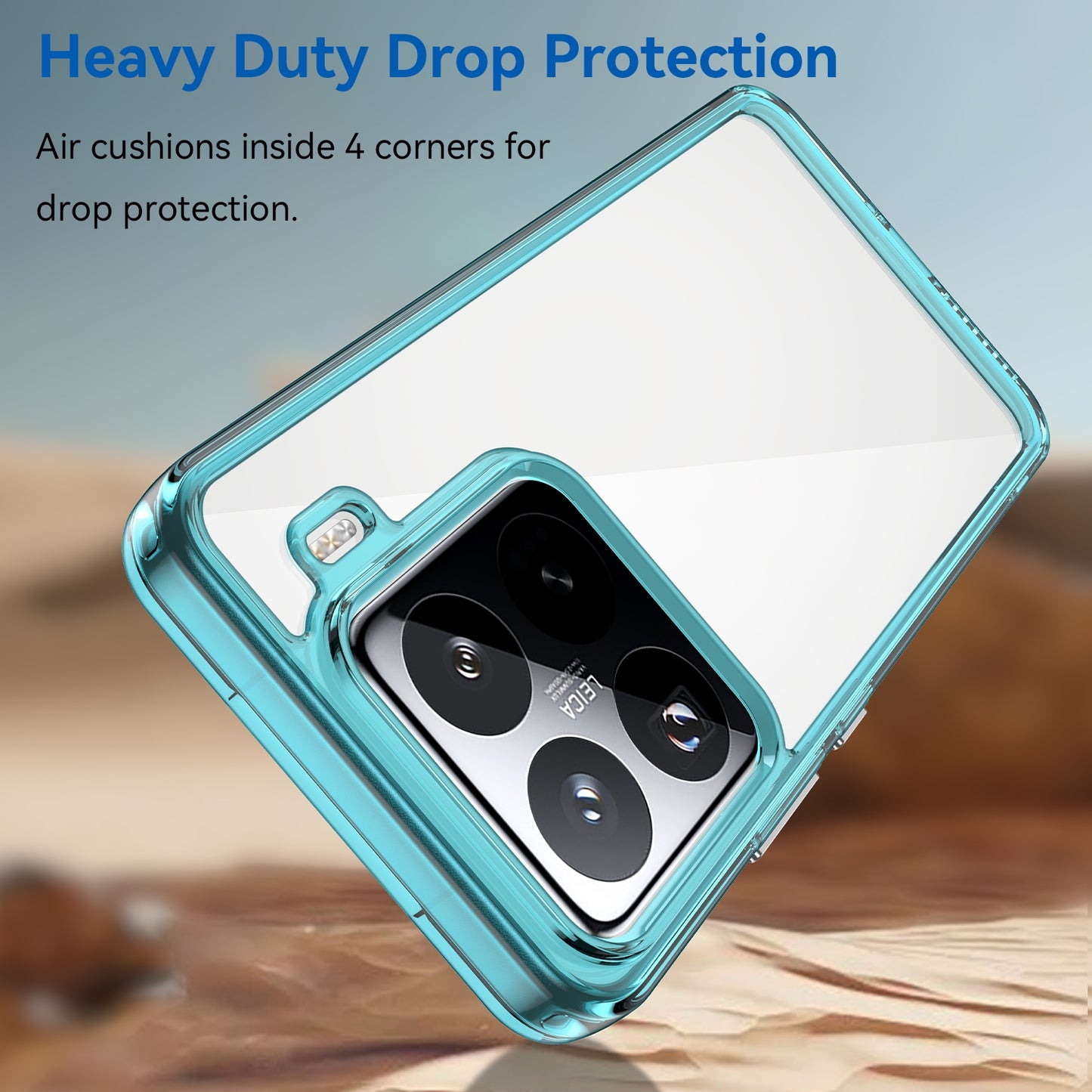 Xiaomi 15 Pro Acrylic Hybrid TPU Protective Phone Case, Colourful Series Shockproof Cover