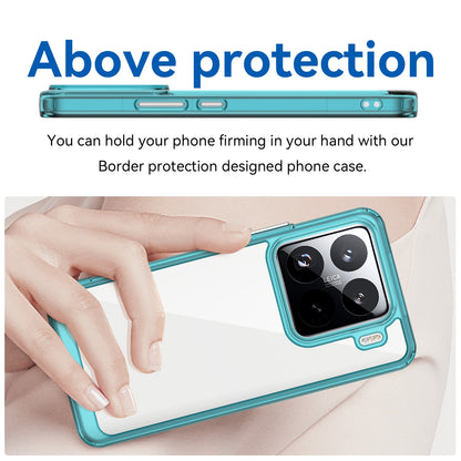 Xiaomi 15 Pro Acrylic Hybrid TPU Protective Phone Case, Colourful Series Shockproof Cover