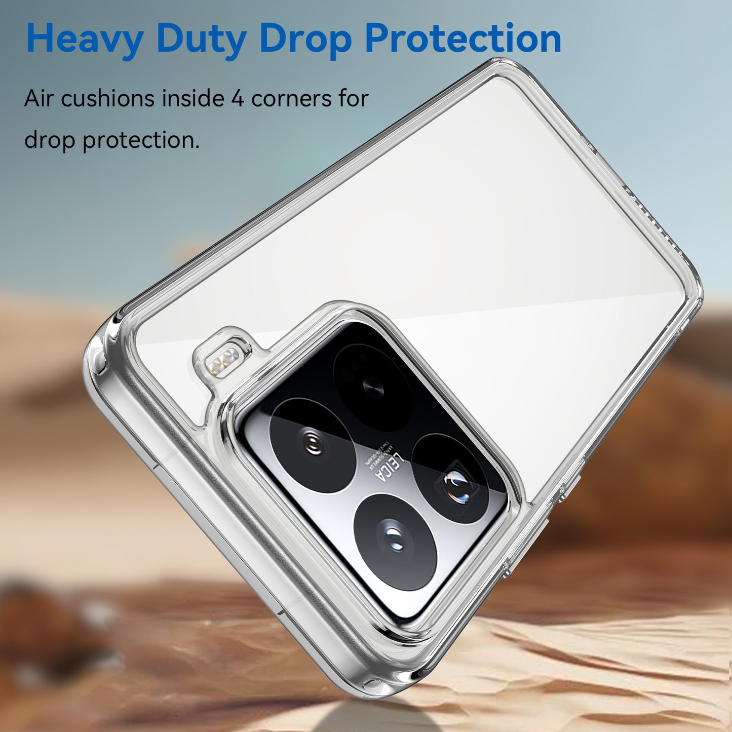 Xiaomi 15 Pro Acrylic Hybrid TPU Protective Phone Case, Colourful Series Shockproof Cover