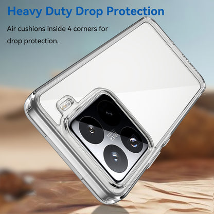 Xiaomi 15 Pro Acrylic Hybrid TPU Protective Phone Case, Colourful Series Shockproof Cover