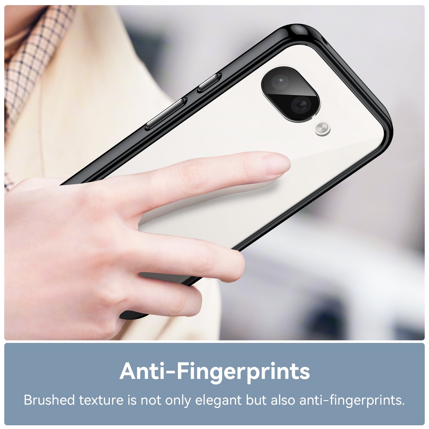 Google Pixel 9a Acrylic Hybrid TPU Protective Phone Case, Colourful Series Shockproof Cover