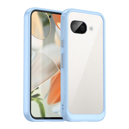 Google Pixel 9a Acrylic Hybrid TPU Protective Phone Case, Colourful Series Shockproof Cover