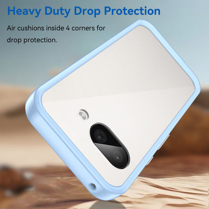 Google Pixel 9a Acrylic Hybrid TPU Protective Phone Case, Colourful Series Shockproof Cover