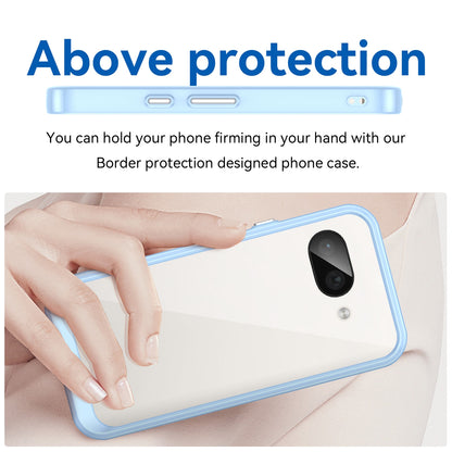 Google Pixel 9a Acrylic Hybrid TPU Protective Phone Case, Colourful Series Shockproof Cover