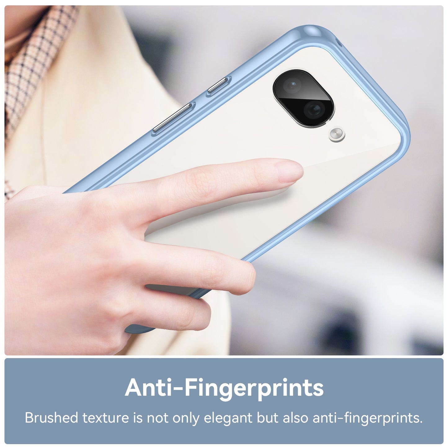 Google Pixel 9a Acrylic Hybrid TPU Protective Phone Case, Colourful Series Shockproof Cover