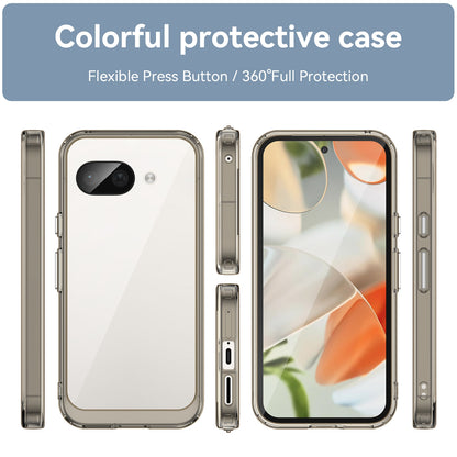 Google Pixel 9a Acrylic Hybrid TPU Protective Phone Case, Colourful Series Shockproof Cover