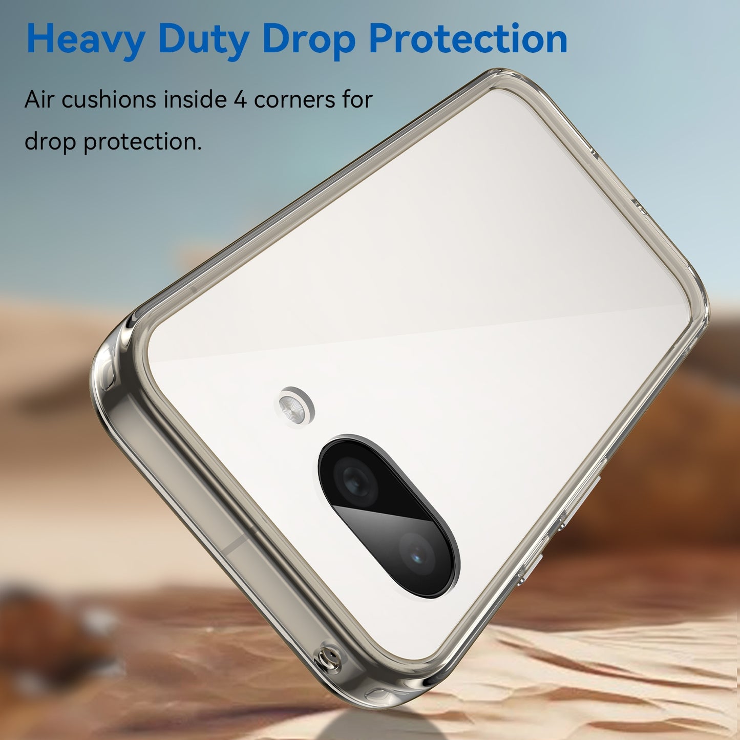 Google Pixel 9a Acrylic Hybrid TPU Protective Phone Case, Colourful Series Shockproof Cover