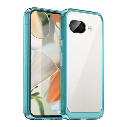 Google Pixel 9a Acrylic Hybrid TPU Protective Phone Case, Colourful Series Shockproof Cover