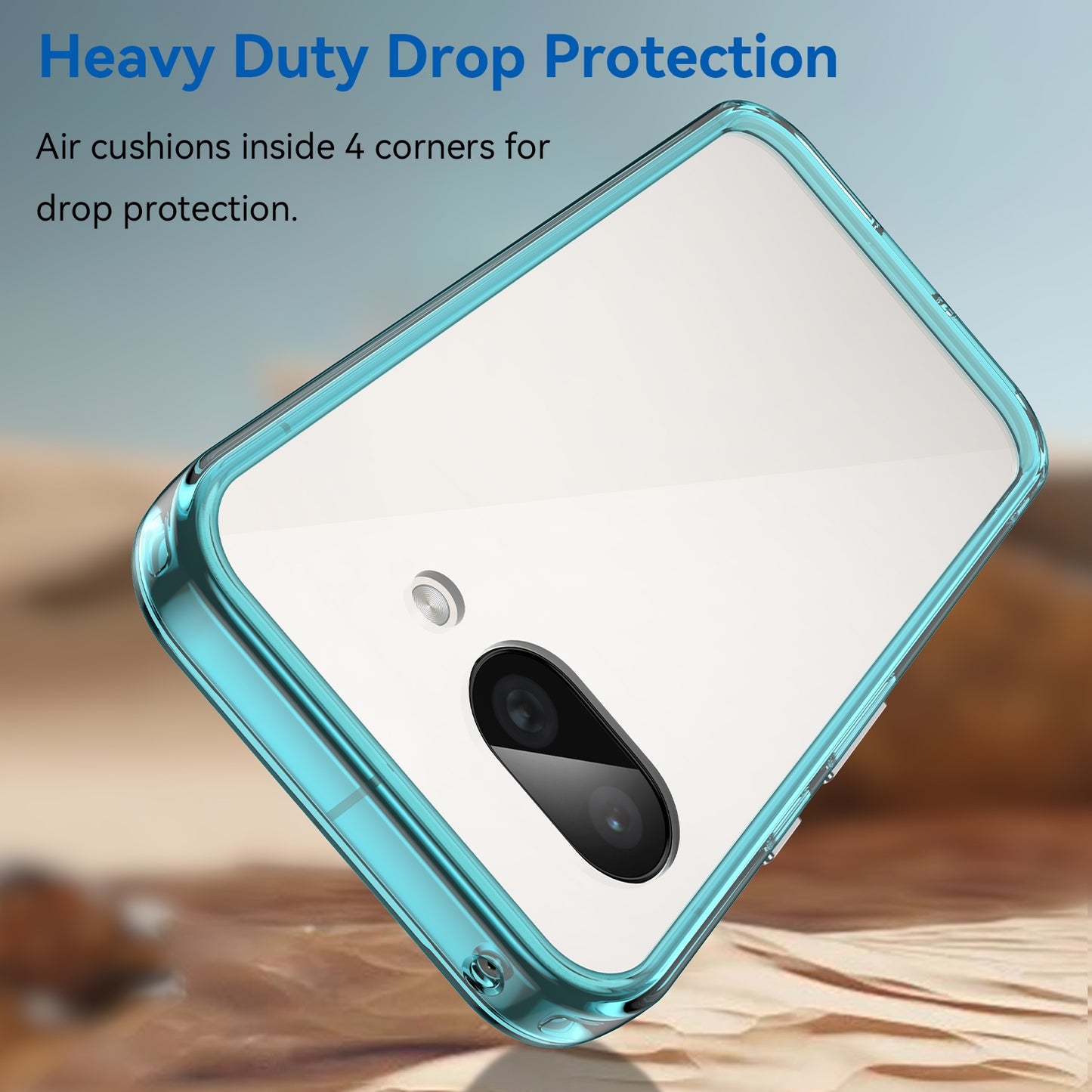 Google Pixel 9a Acrylic Hybrid TPU Protective Phone Case, Colourful Series Shockproof Cover