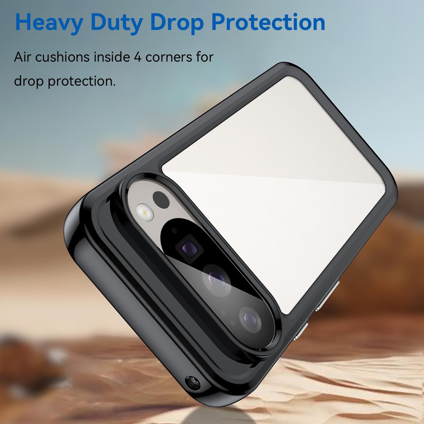 Google Pixel 10 Pro Acrylic Hybrid TPU Protective Phone Case, Colourful Series Shockproof Cover