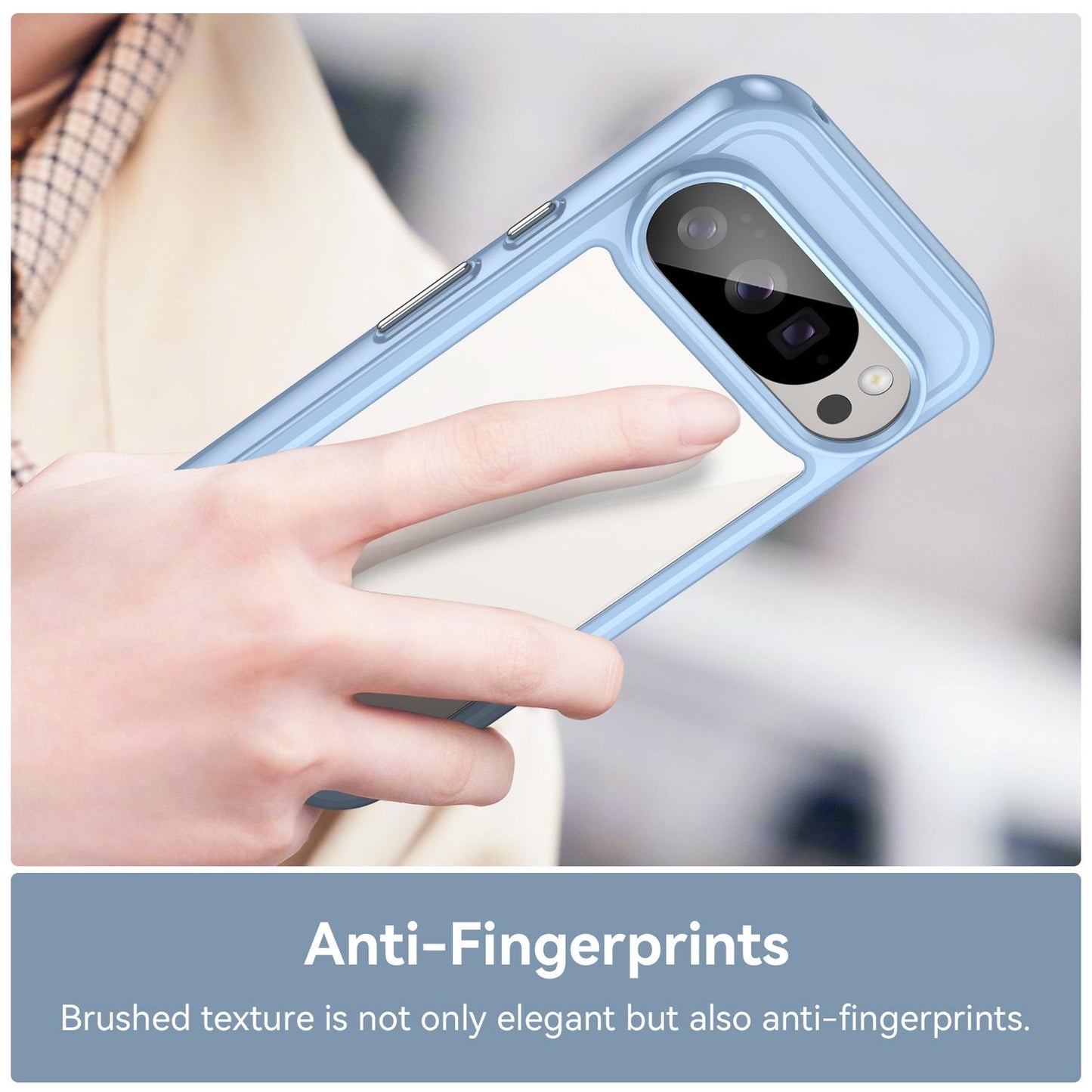 Google Pixel 10 Pro Acrylic Hybrid TPU Protective Phone Case, Colourful Series Shockproof Cover