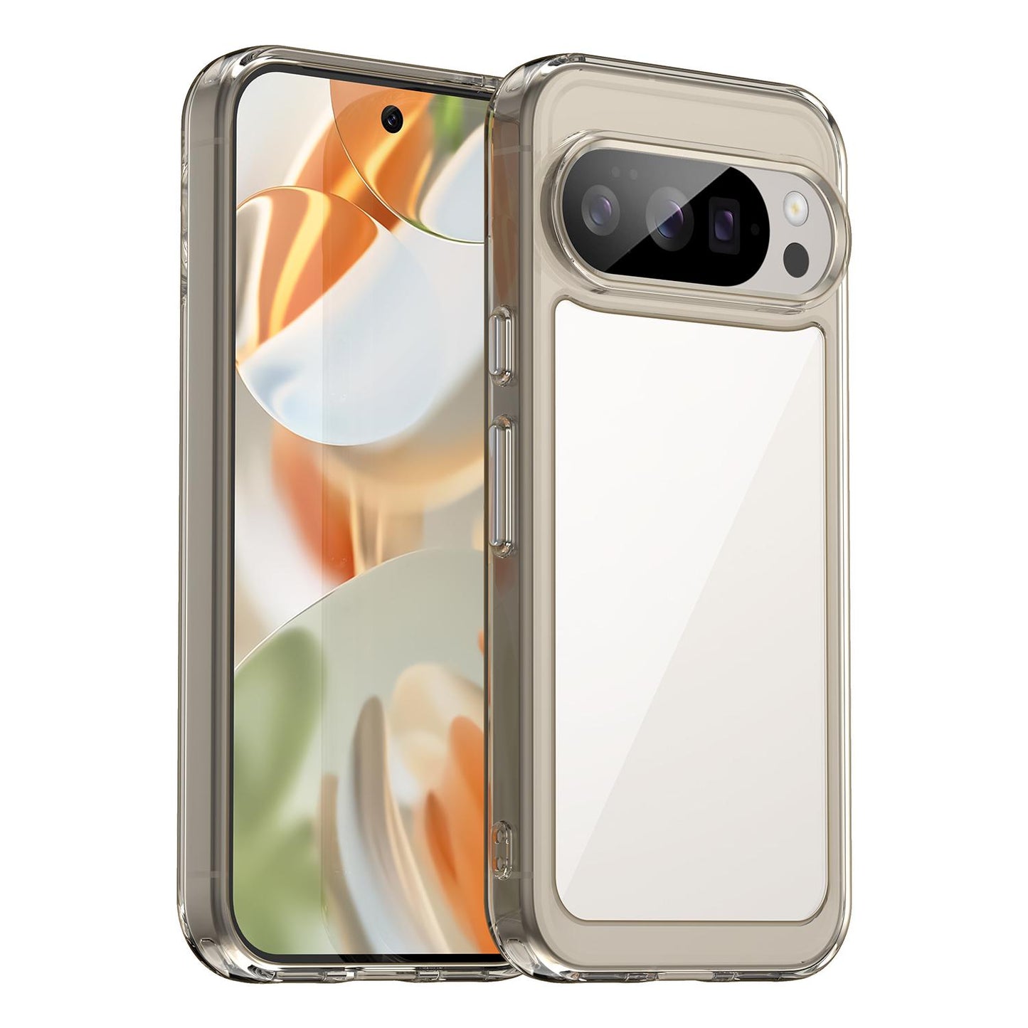 Google Pixel 10 Pro Acrylic Hybrid TPU Protective Phone Case, Colourful Series Shockproof Cover