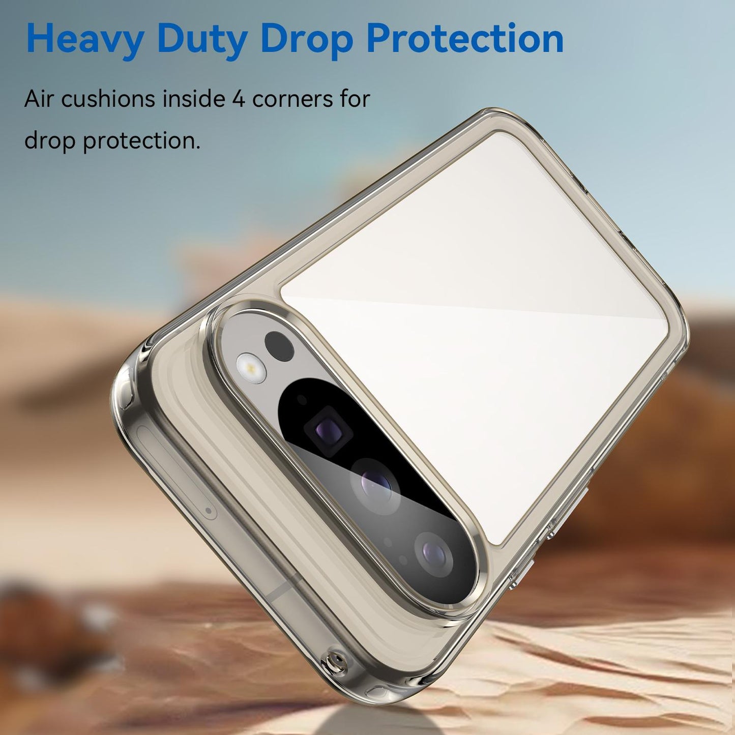 Google Pixel 10 Pro Acrylic Hybrid TPU Protective Phone Case, Colourful Series Shockproof Cover