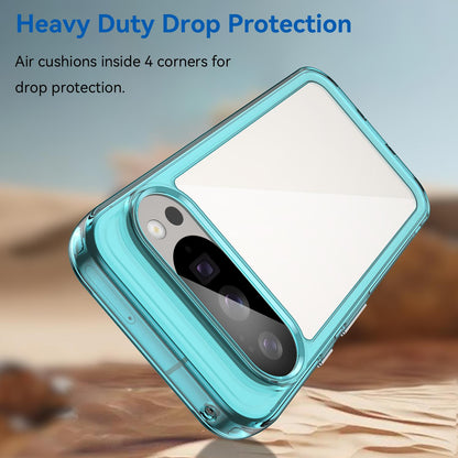 Google Pixel 10 Pro Acrylic Hybrid TPU Protective Phone Case, Colourful Series Shockproof Cover