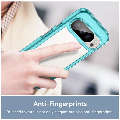 Google Pixel 10 Pro Acrylic Hybrid TPU Protective Phone Case, Colourful Series Shockproof Cover