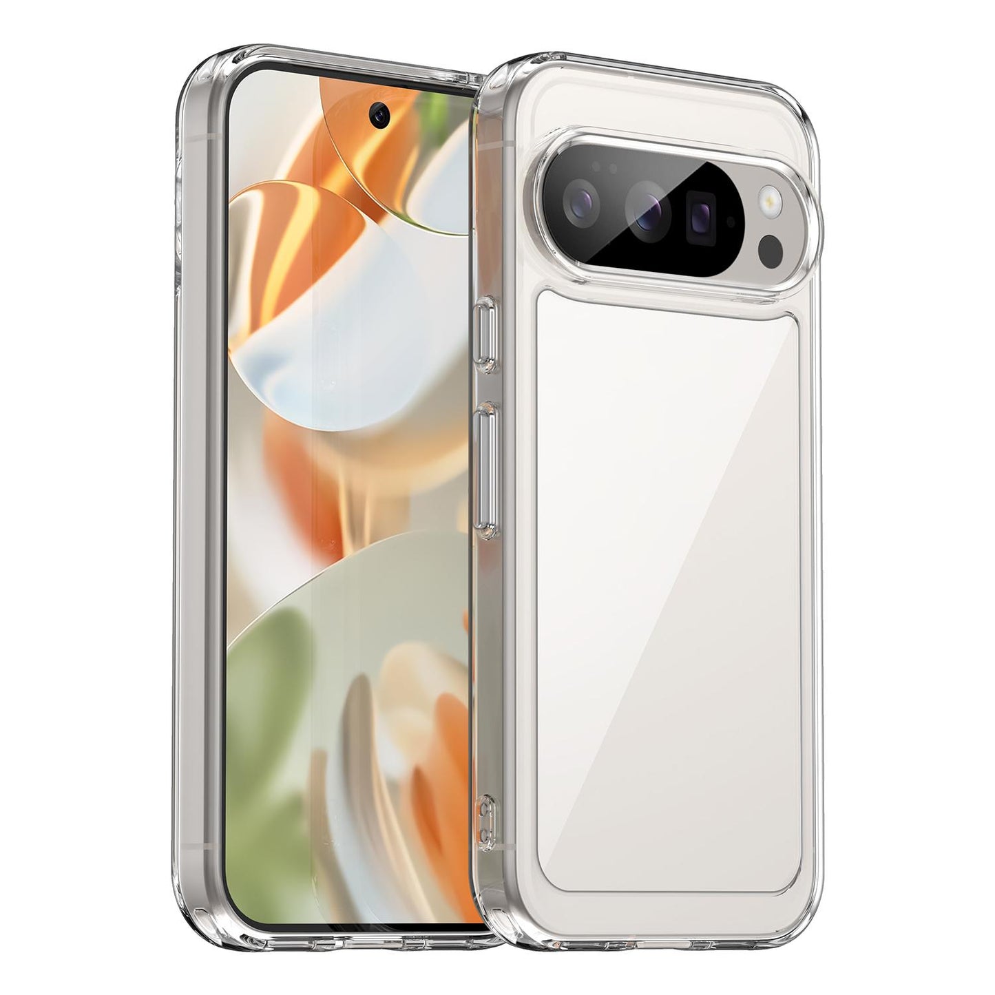 Google Pixel 10 Pro Acrylic Hybrid TPU Protective Phone Case, Colourful Series Shockproof Cover