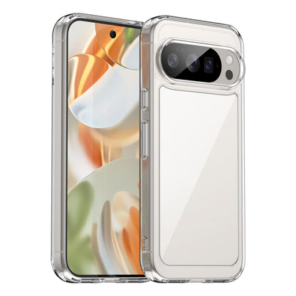 Google Pixel 10 Pro Acrylic Hybrid TPU Protective Phone Case, Colourful Series Shockproof Cover